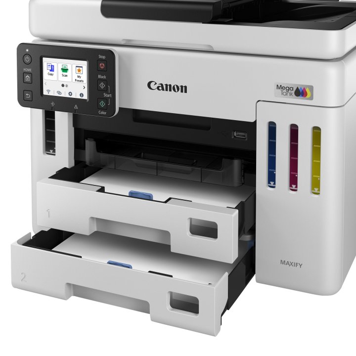 Multifuncion Inkjet Canon Maxify Gx7150 24ppm Wifi Duplex Adf 50 B.600 Color Blanco.