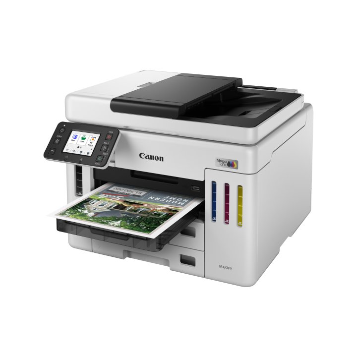 Multifuncion Inkjet Canon Maxify Gx7150 24ppm Wifi Duplex Adf 50 B.600 Color Blanco.