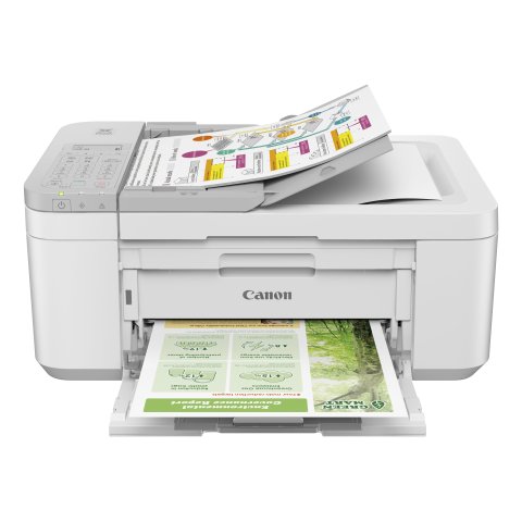 Multifuncion Inkjet Canon Pixma Tr4756i 8.8ppm Wifi Duplex Adf 20 B.100 Color Blanco.