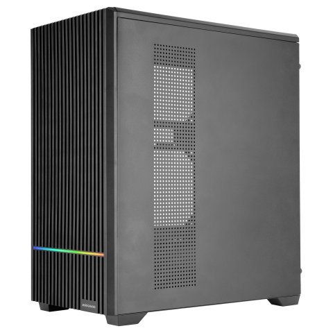 Caja Atx Semitorre Mars Gaming Mc-quantum Doble Cristal Templado Argb Gpu 335mm Negra