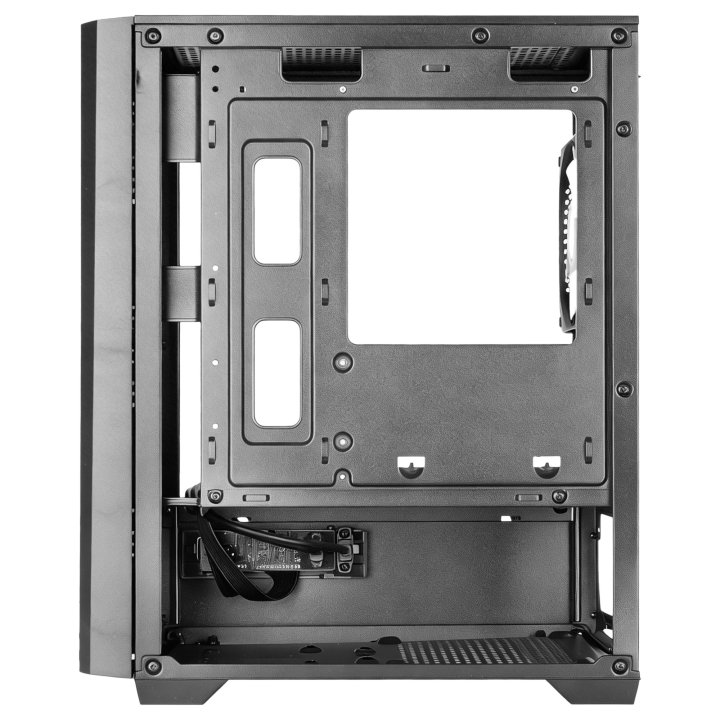 Caja Microatx Mars Gaming Mc-vector Gpu Max 282mm Cristal Templado Mesh Argb Usb-c Negra