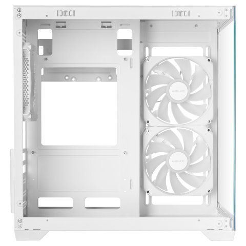 Caja Micro Atx Mars Gaming Mc-view3w Gpu Max 330mm Cristal Templado Panoramico Argb Usb-c Blanca