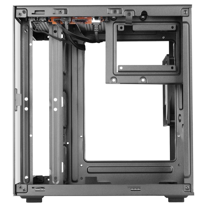 Caja Microatx Mars Gaming Mc-cube Gpu Max 260mm Cubo Panoramico Argb Usb-c Negra