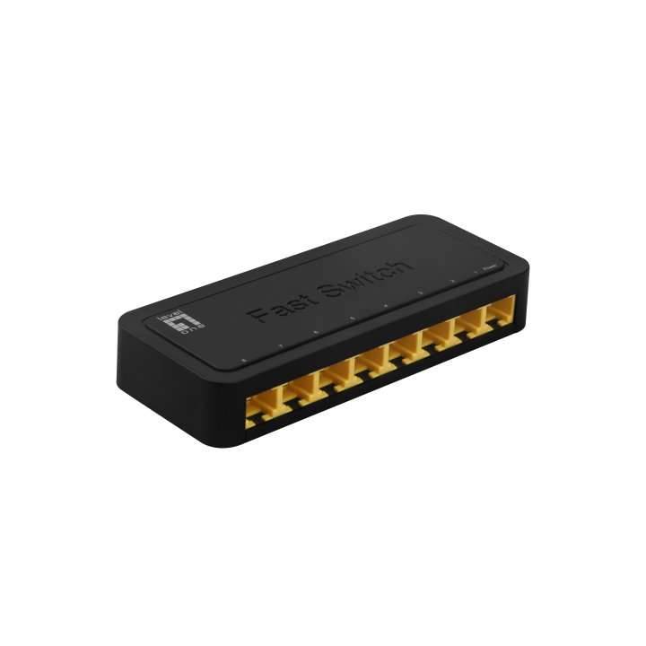 Switch Level One No Gestion 8 Puertos 10 100 Sobremesa