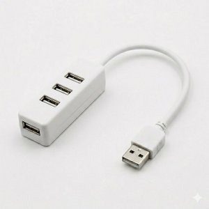 Hub Usb 2.0 Home Tech Dk-2146 4xusb 2.0 Color Blanco 2