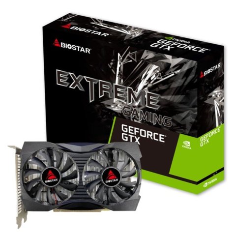 (km0) Vga Biostar Geforce Gtx1050 4gb Gddr5 1xdp 1xhdmi 1xdvi 1455mhz Cuda 640 128bit 250w Cash30