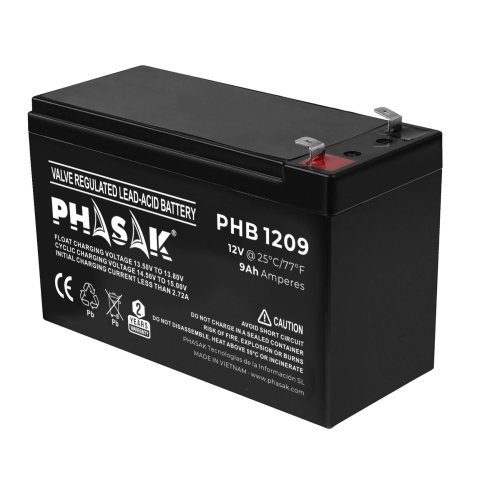 Bateria Phasak Phb1209 Para Sai 12v 9ah