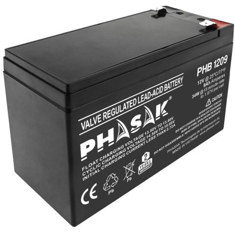 Bateria Phasak Phb1209 Para Sai 12v 9ah
