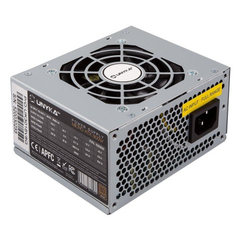 (km0) Fuente De Alimentacion Sfx Unykach 300w 52003 80+ Bronze Apfc Activo Ventilador 80mm Silencioso Oem Cash30