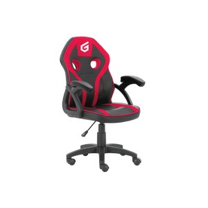 (km0) Silla Gamer Junior Conceptronic Eyota06r Color Negro Detalles En Rojo Recubrimiento Pu De Alta Calidaddiseño Ergonomico