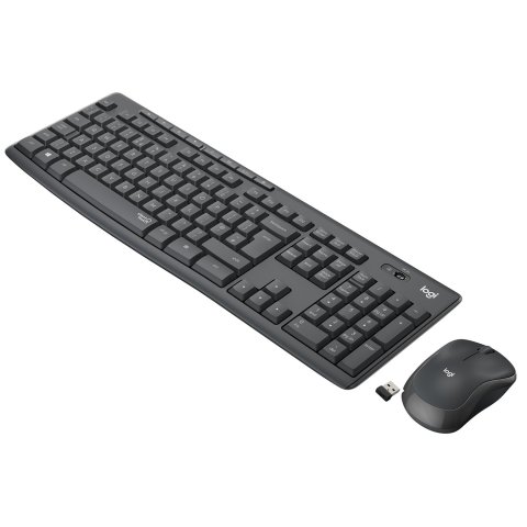 (km0) Teclado Y Mouse Logitech Wireless Mk295 Silent Color Grafito P n 920-009798 Cash30