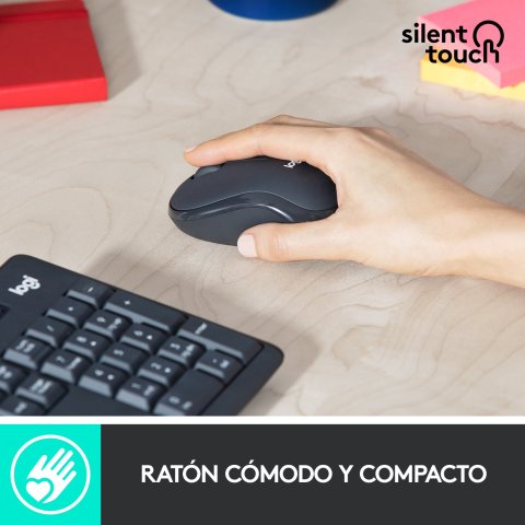 (km0) Teclado Y Mouse Logitech Wireless Mk295 Silent Color Grafito P n 920-009798 Cash30