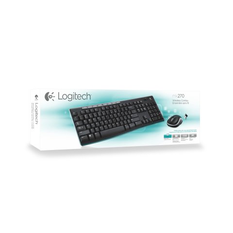 (km0) Teclado Y Mouse Logitech Wireless Logitech Mk270 P n 920-004513 Cash30