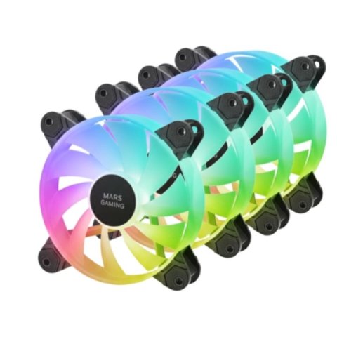 Kit 4xventilador Interno Argb Mars Gaming Mf4a...