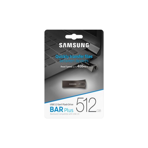 Memoria Usb 512gb 3.1 Samsung Muf-512be4 apc  Bar Plus