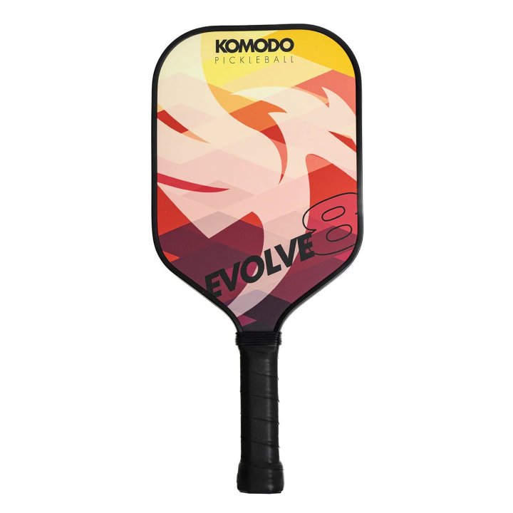 Pala Pickleball Komodo Evolve 8 Cf 16mm Superficie Carbono T700 Nucleo Polipropileno Roja