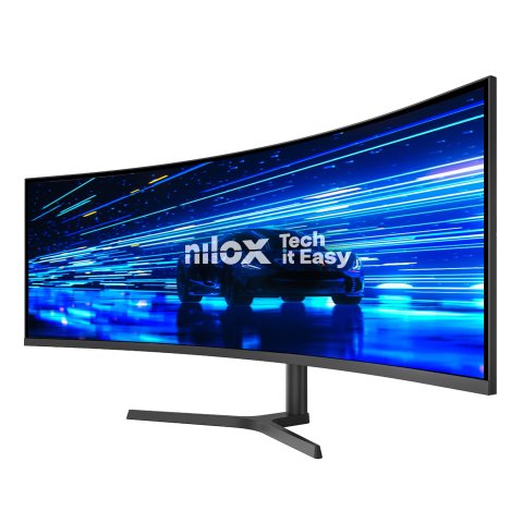 Monitor 49" Curvo Usb-c Dp Hdmi Nilox Nxm49crvdc Dqhd 5120x1440 1ms 165hz 2x3w Vesa 100x100 Pivotante Regulable