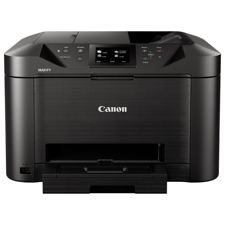 Multifuncion Inkjet Canon Maxify Mb5150 24ppm Wifi Ethernet Duplex Adf 50 B.250 Fax Negro