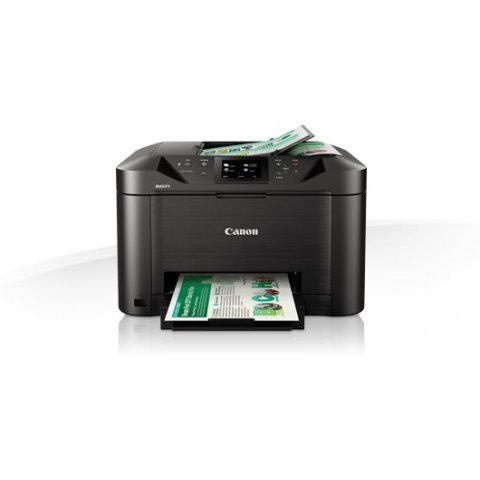 Multifuncion Inkjet Canon Maxify Mb5150 24ppm Wifi Ethernet Duplex Adf 50 B.250 Fax Negro