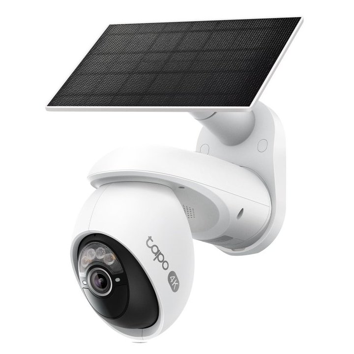 Camara Exterior Ip Wifi Tp-link Tapo C660 4k 8mp Panel Solar Ip65 V. Nocturna Color 360 Ia