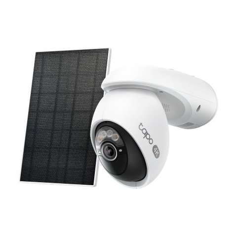 Camara Exterior Ip Tp-link Tc92 4k 8mp Solar Ip65 Wifi V. Nocturna Color 360 Ia