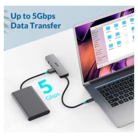 Docking Usb-c Acer 5 En 1 1xhdmi 4k 3xusb-a 3.2...