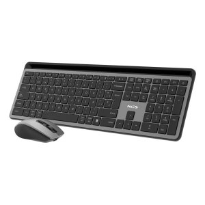 Teclado Ngs Funky V4 Cable Usb-a 104 Teclas Silenciosas Resistente A Derrames Color Negro