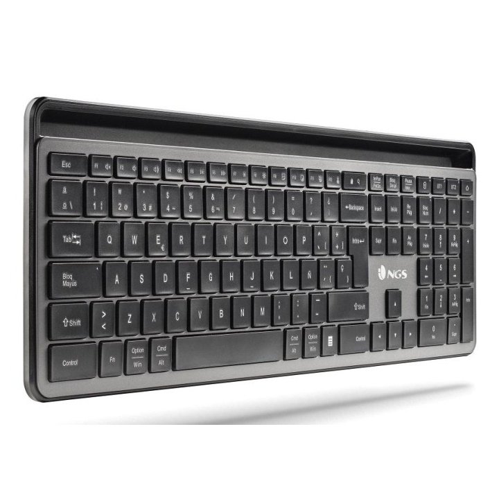 Teclado Y Mouse Ngs Eclipse Kit Multifunción Recargable Con 12 Teclas Multimedia