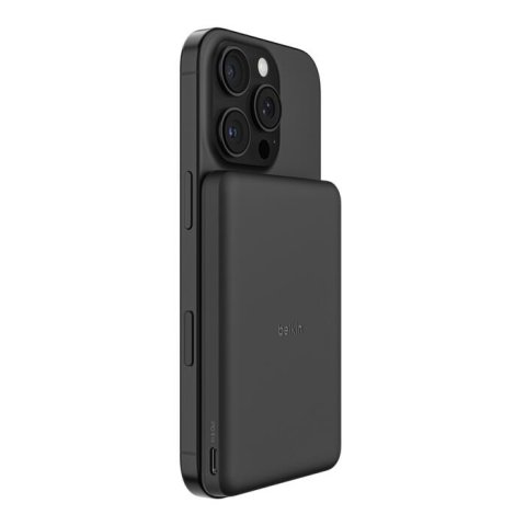 Powerbank Belkin Bpd010hqbk 5000mah 15w 1xusb-c Qi 7.5w Magnetica Carga Simultanea Slim Negro
