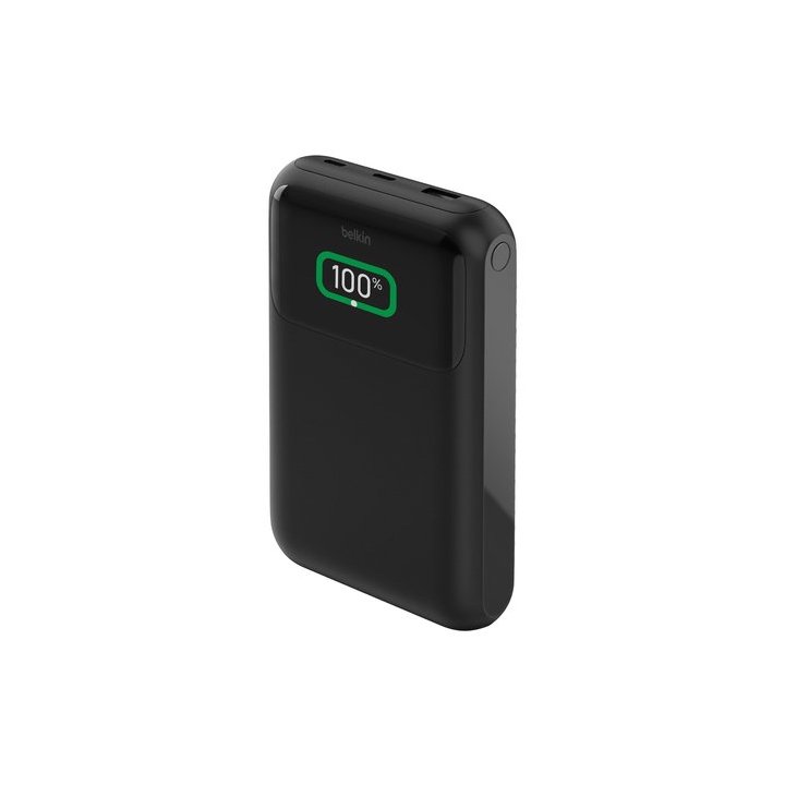 Powerbank Belkin Bpb020btbk 20000mah 65w 2xusb-c Pd 1xusb-a Pantalla Digital Color Negro