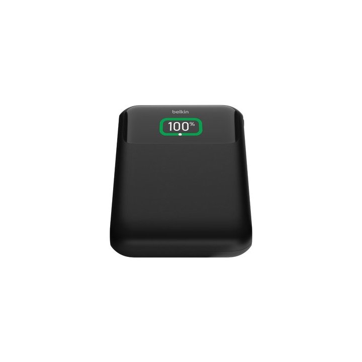 Powerbank Belkin Bpb020btbk 20000mah 65w 2xusb-c Pd 1xusb-a Pantalla Digital Color Negro