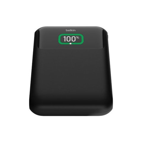 Powerbank Belkin Bpb020btbk 20000mah 65w 2xusb-c Pd 1xusb-a Pantalla Digital Color Negro
