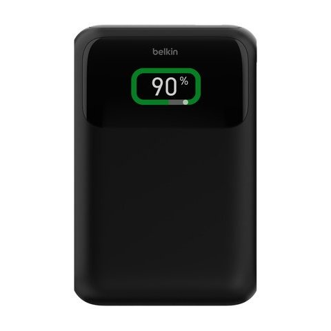 Powerbank Belkin Bpb020btbk 20000mah 65w 2xusb-c Pd 1xusb-a Pantalla Digital Color Negro
