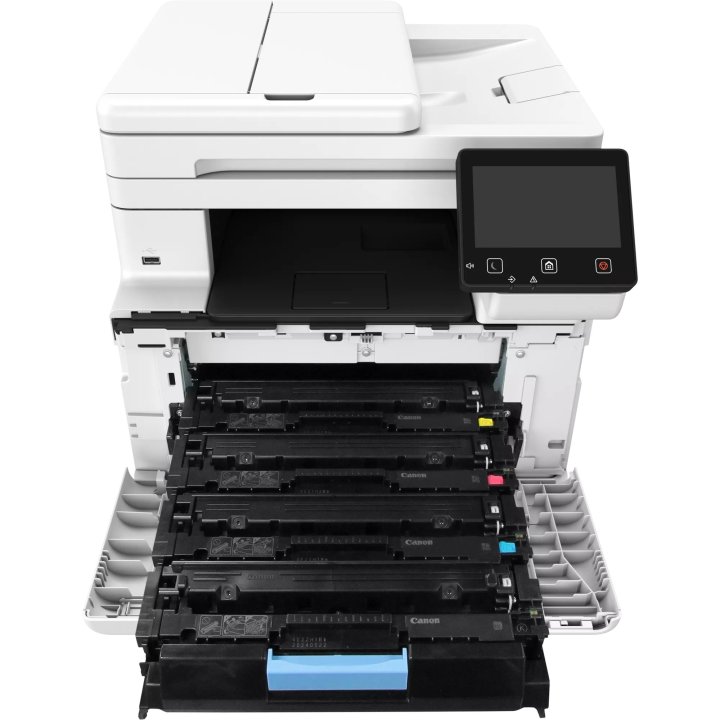 Multifuncion Laser Color Canon Mf664cdw 27ppm Adf 50h Dual Duplex Wifi B.250 Blanco negro