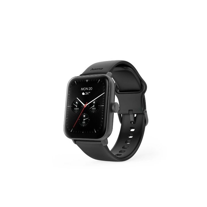 Smartwatch Hama 6010 Tft 1.65" Gps Ip68 Bt 5.3 Llamadas Manos Libres 300mah Negro
