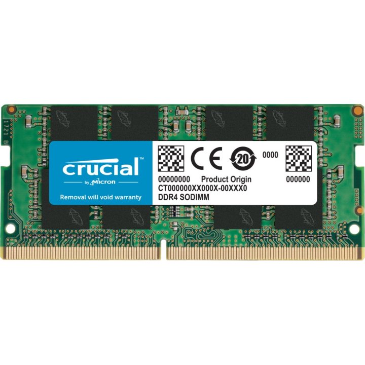 Sodimm Ddr4 8gb 3200mhz Crucial Ct8g4sfra32at
 Tray
