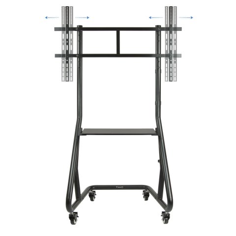 Soporte De Suelo Con Ruedas Tooq Fs20200m-b 1 Pantalla 60"-100" Vesa 200x200-1000x600 Bandeja Negro