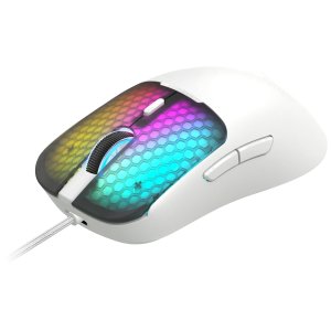 Mouse Mars Gaming Mm-viperw Ultraligero 56g Cableado Usb 6 Botones 12800 Dpi Rgb Blanco 2