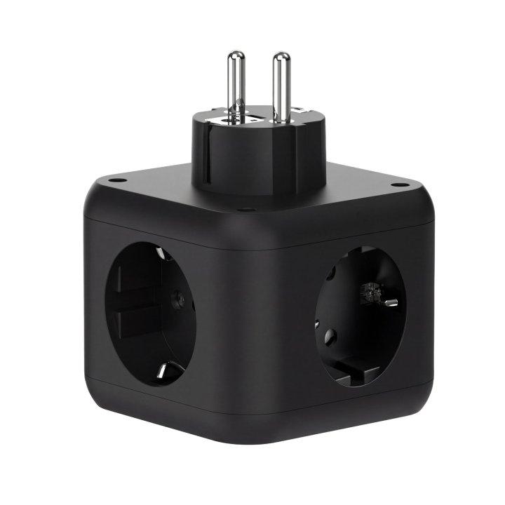 Powercube Mars Gaming Md-cube20 4 Usb 3 Tomas De Corriente. Regleta Color Negro