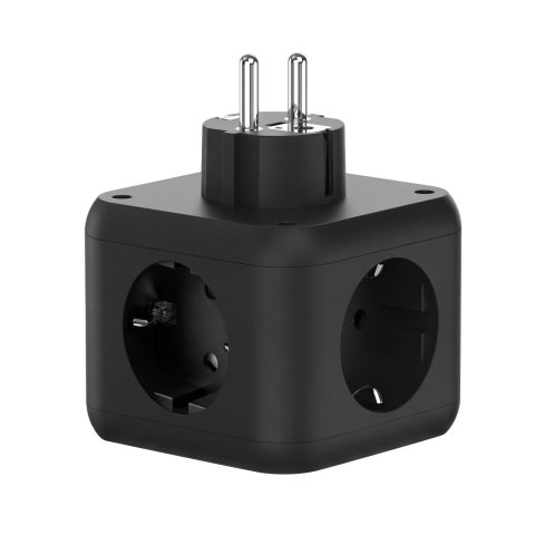 Powercube Mars Gaming Md-cube20 4 Usb 3 Tomas De Corriente. Regleta Color Negro