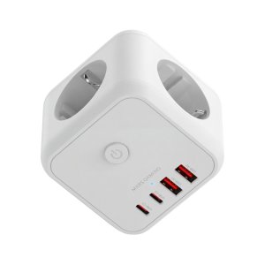Powercube Mars Gaming Md-cube20w 4 Usb 3 Tomas De Corriente. Regleta Color Blanco 2