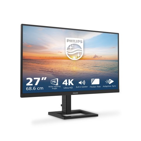 (km0) Monitor 27" Dp Hdmi Philips 27e1n1800ae 00 Ips Uhd 3840 X 2160 60hz 4ms Vesa 100x100 2x2w Negro Cash30