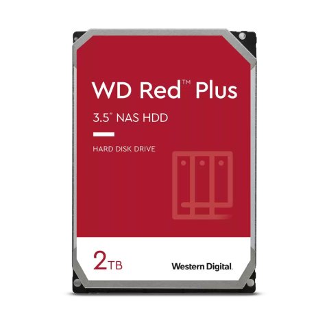 (reacondicionado) Disco Duro 2tb Western Digital Red Plus Sata6g (nas Hard Drive) Wd20efpx Cah30