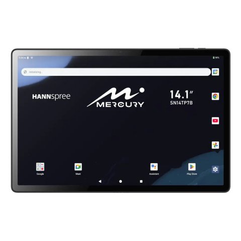 Tablet Hannspree Mercury Wifi 4g 14.1" 60hz 6gb 128gb 10000mah Android 15 Mtk8786 Ip45 Gris