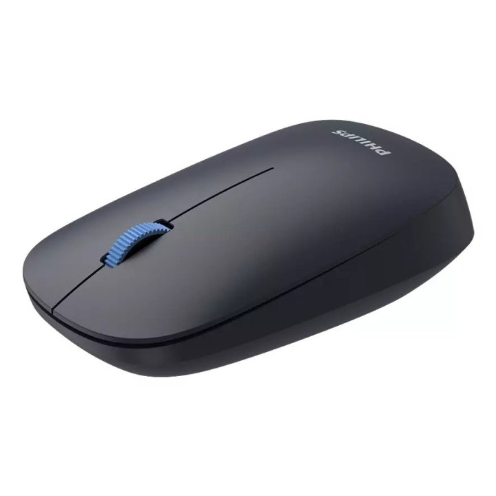 Mouse Philips Wireless Y Bluetooth Spk7438l Multi-device 2.4ghz Bt 5.0 4 Botones 1600 Dpi Negro