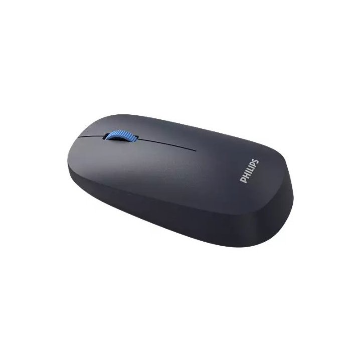 Mouse Philips Wireless Y Bluetooth Spk7438l Multi-device 2.4ghz Bt 5.0 4 Botones 1600 Dpi Negro