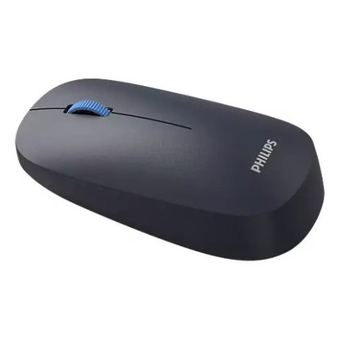 Mouse Philips Wireless Y Bluetooth Spk7438l Multi-device 2.4ghz Bt 5.0 4 Botones 1600 Dpi Negro