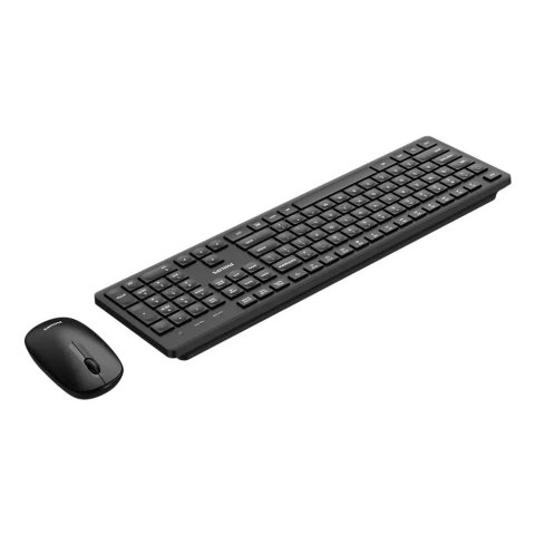Mouse Y Teclado Philips Wireless Spt6318b 2.4ghz 1600 Dpi Silencioso Atajos Multimedia Negro