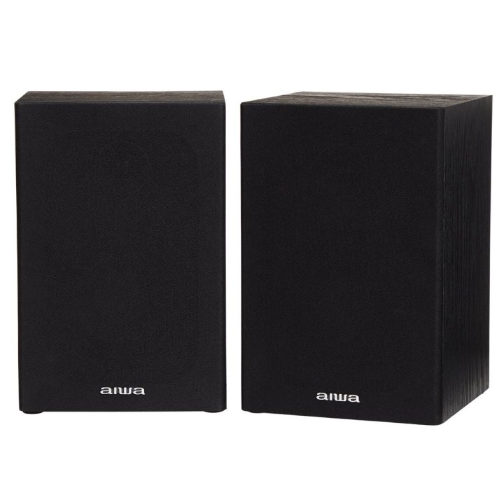 Micro Cadena De Musica Aiwa Msbtu-300 Hi-fi Bluetooth 4.2 Cd Mp3 Usb Carga Radio Fm 20w Rms Negro