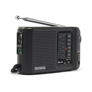 Radio Analogica Portatil Aiwa Rs-44 Am fm Altavoz Integrado Jack 3.5mm Negro Vintage 2